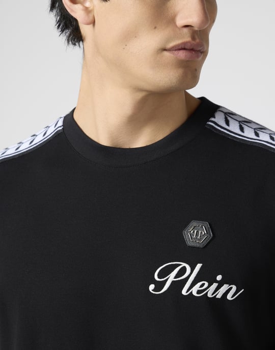 Piquet Round Neck T-Shirt Plein Tennis - Image 3