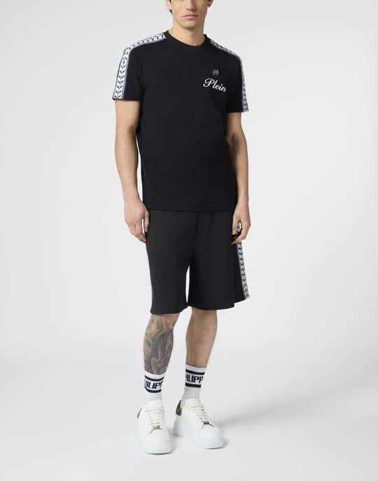 Piquet Round Neck T-Shirt Plein Tennis - Image 4