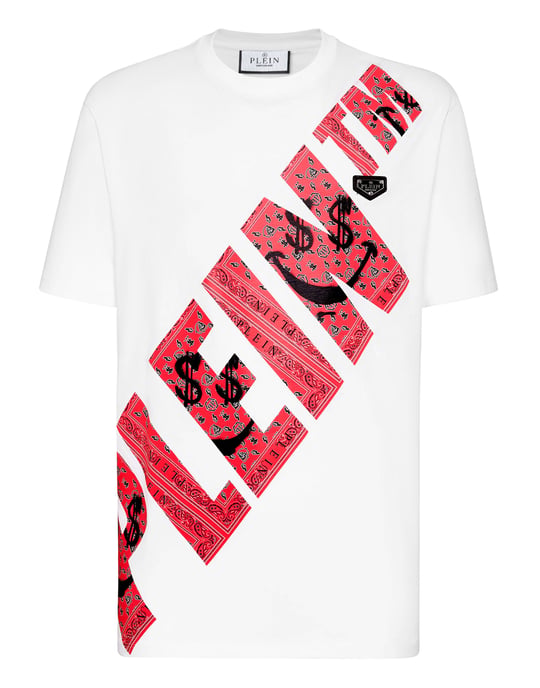 T-Shirt Round Neck Ss Keep $Miling - Image 1