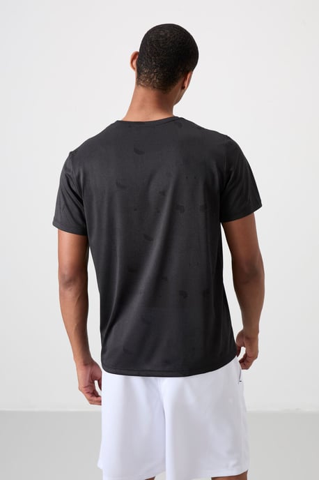 Herren Farbblockiertes Rundhals-T-Shirt - Image 5