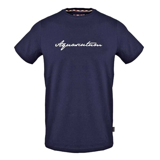 Aquascutum - T-Shirt für Herren, Rundhalsausschnitt (Marine) - Image 1
