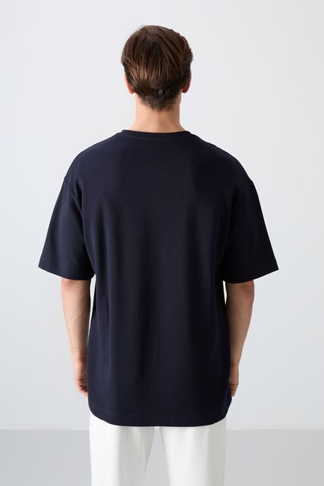 Übergröße Bedrucktes Rundhals-T-Shirt - Image 5