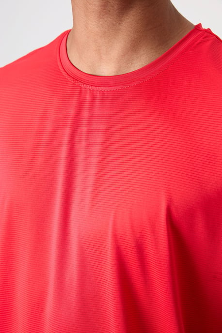 Farbblockiertes Rundhalsausschnitt T-Shirt - Image 3