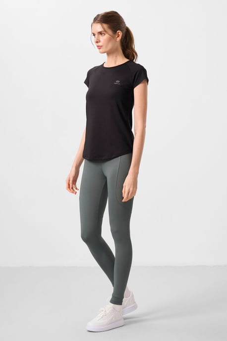 Damen Kurzarm Rundhals-T-Shirt - Image 2