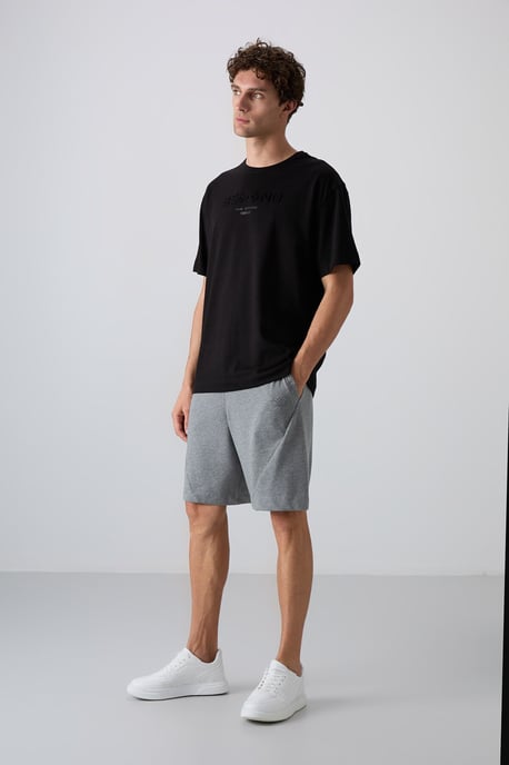 Übergroßes Baumwoll-Polyester Logo T-Shirt - Image 4