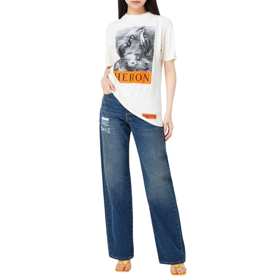 Heron Preston - T-Shirt für Damen, Übergroß (Weiß/Schwarz) - Image 1