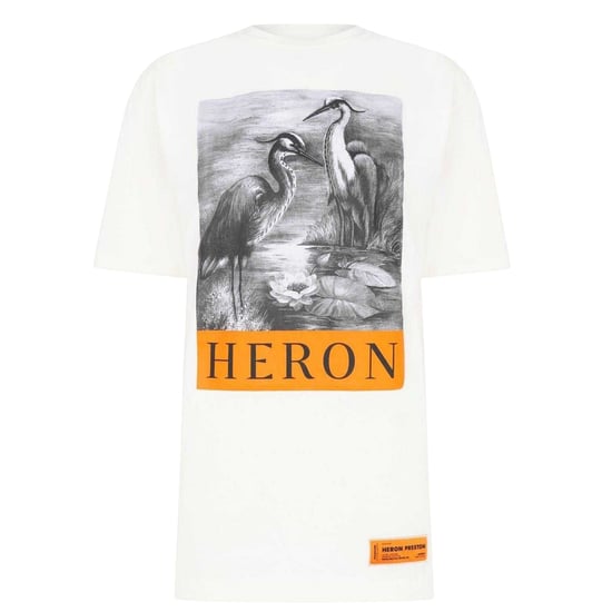 Heron Preston - T-Shirt für Damen, Übergroß (Weiß/Schwarz) - Image 2