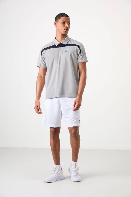 Herren Farbblockiertes Polo-T-Shirt - Image 2