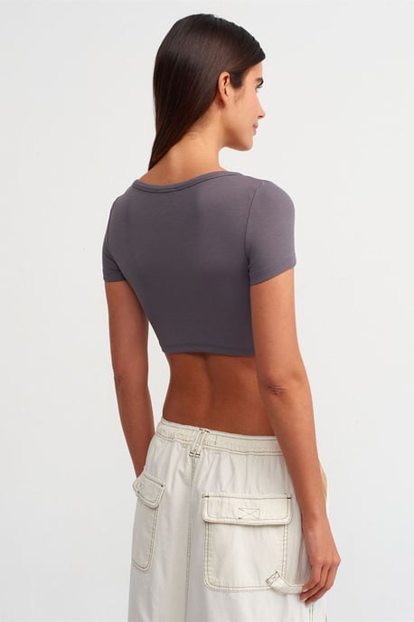 Damen Rippcrop-Top - Image 2
