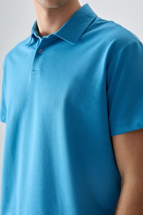 Oversized Polo-Kragen T-Shirt - Image 2
