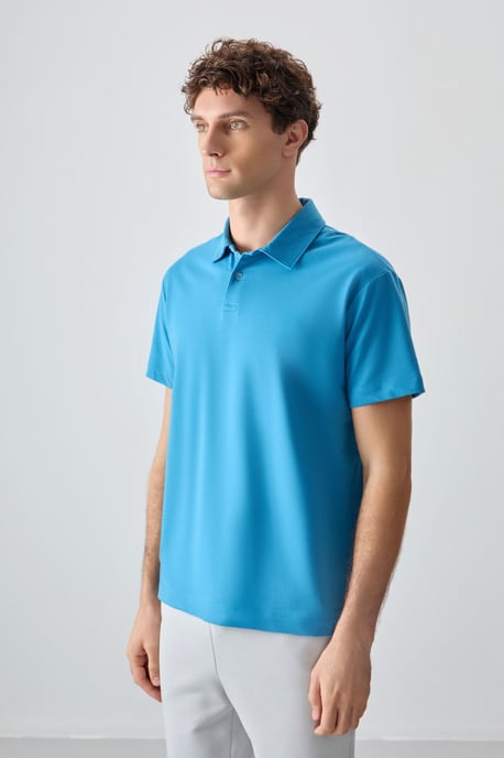 Oversized Polo-Kragen T-Shirt - Image 4