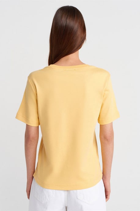 Damen Baumwoll Rundhals T-Shirt - Image 2