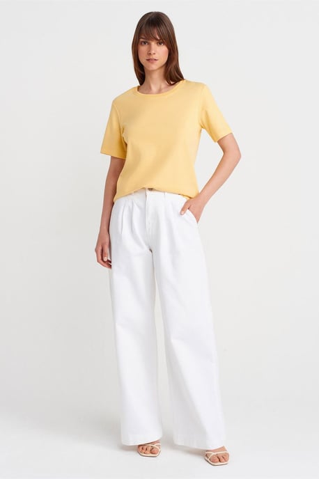 Damen Baumwoll Rundhals T-Shirt - Image 4