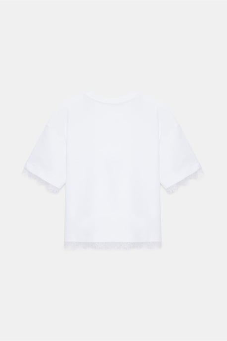 Damen Baumwoll-Elasthan Rundhals T-Shirt - Image 6