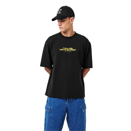 Off White - "Feel Like An Intern" T-Shirt für Herren (Schwarz) - Image 3