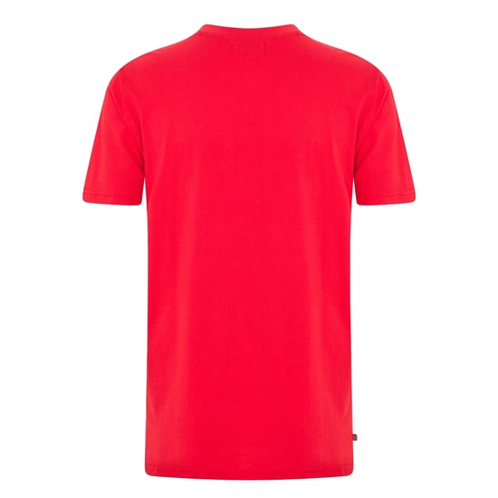 Aquascutum - "London" T-Shirt für Herren, Rundhalsausschnitt (Rot/Weiß) - Image 2