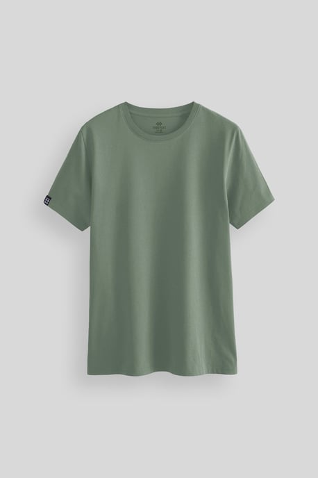 Herren Baumwoll-Elasthan Rundhals T-Shirt - Image 1