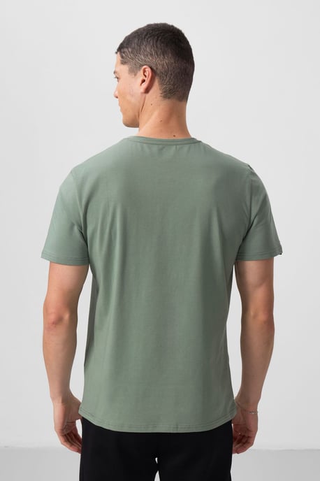 Herren Baumwoll-Elasthan Rundhals T-Shirt - Image 6