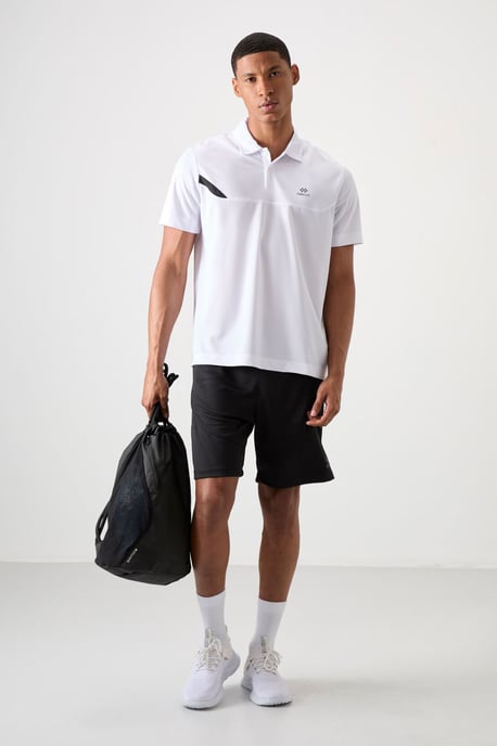 Herren Polo-Kragen Kurzarm T-Shirt - Image 4