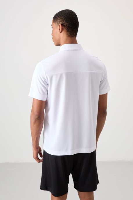 Herren Polo-Kragen Kurzarm T-Shirt - Image 5