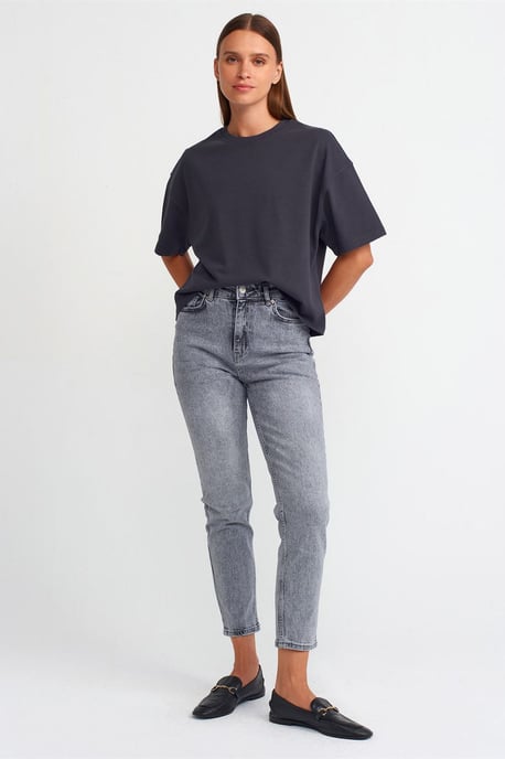 Übergroßes Baumwoll-Crewneck-T-Shirt - Image 3