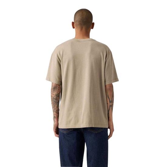 Levis - "Classic" T-Shirt für Herren, Tasche, Schwer (Khaki) - Image 2