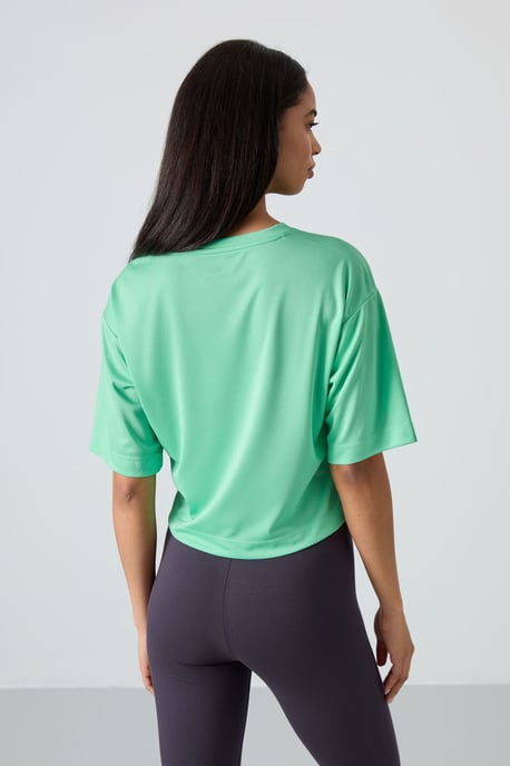 Übergröße Polyester Rundhalsausschnitt T-Shirt mit Tasche - Image 6