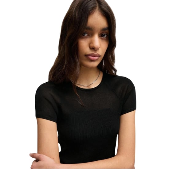 Hugo - "Slevetta" T-Shirt für Damen, Schmal, Raglanärmel (Schwarz) - Image 4