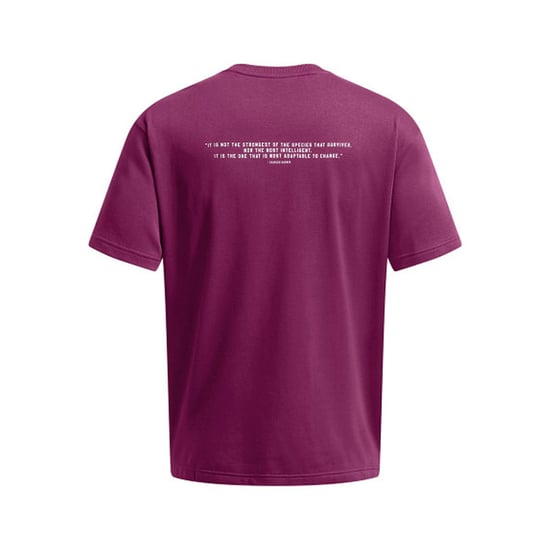 Under Armour - "Project Rock" T-Shirt für Herren, Frottee (Violett) - Image 2