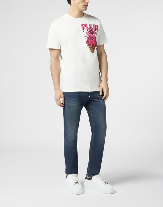 Round Neck T-Shirt Ice Cream Dollar - Image 4