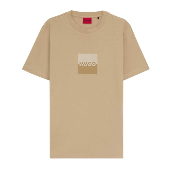 Hugo - "Dusplit" T-Shirt für Herren (Sand) - Image 2