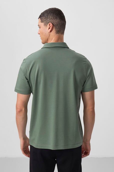 Herren Baumwoll-Elastan Polo T-Shirt - Image 6