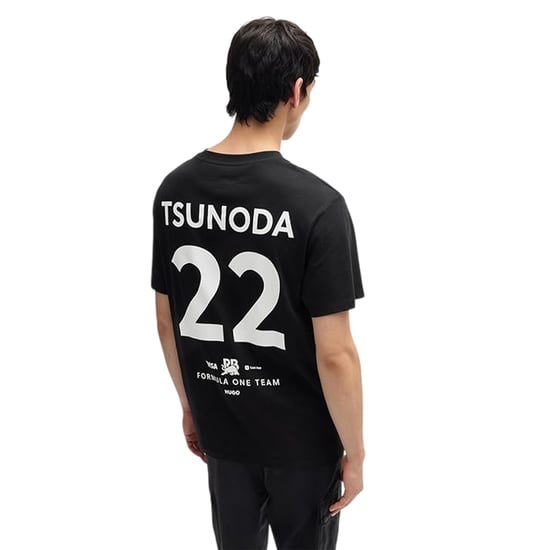 Hugo - "Tsunoda 22" T-Shirt für Herren (Schwarz) - Image 3