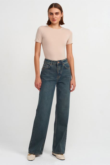 Damen Slim Fit Rundhals-T-Shirt - Image 3