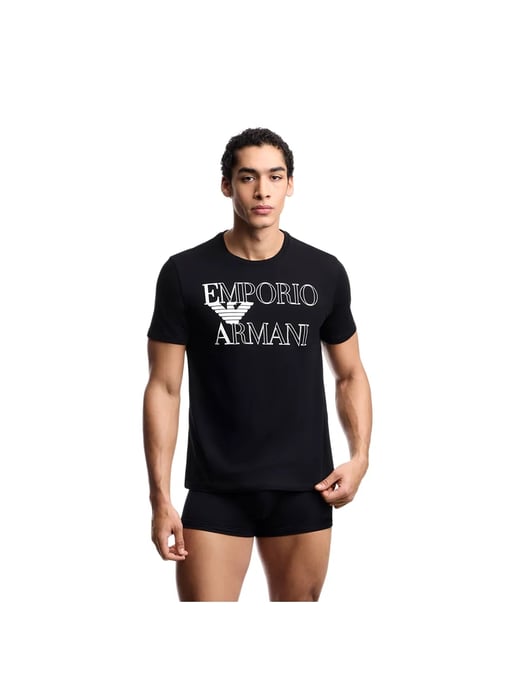 Emporio Armani Herren-T-Shirt mit Adler-Motiv - Image 1