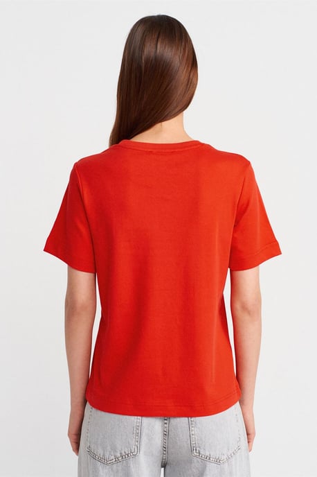 Damen Baumwoll Rundhals T-Shirt - Image 2