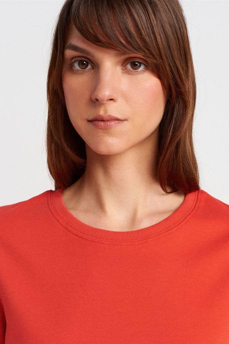Damen Baumwoll Rundhals T-Shirt - Image 3