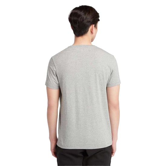 Timberland - "Oyster River" T-Shirt für Herren, Baumwolle, Schmal (Grau) - Image 3