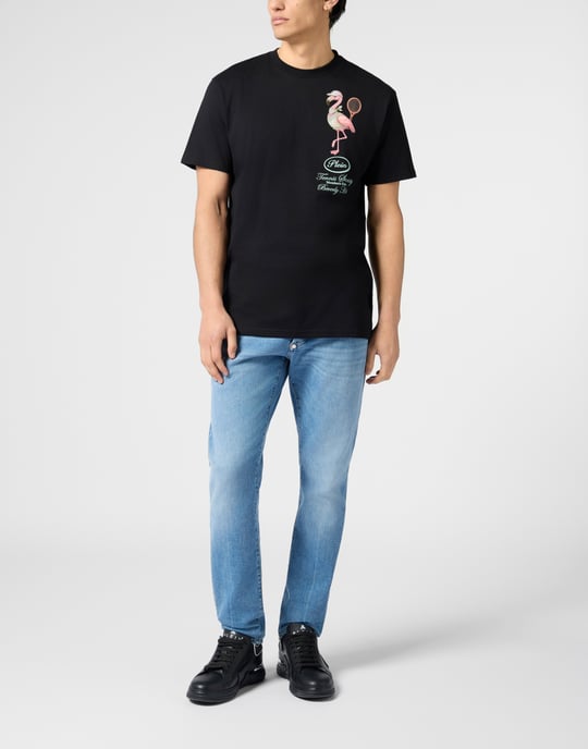 Round Neck T-Shirt Flamingo Tennis Society - Image 4