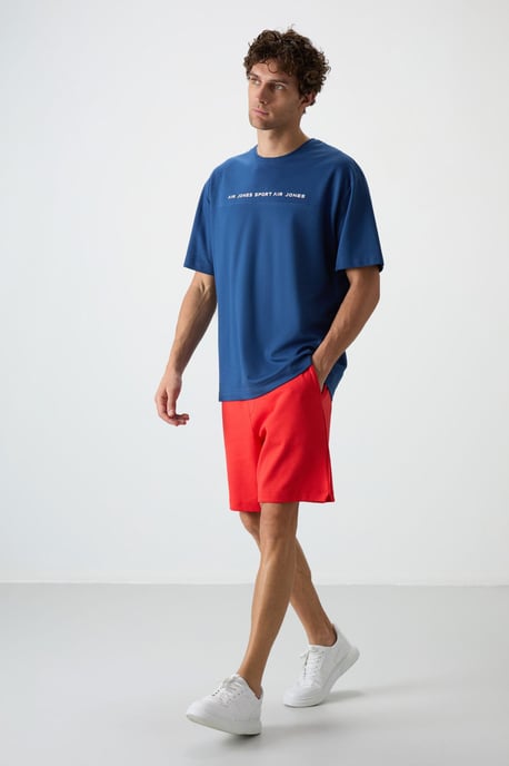 Oversized Rundhals T-Shirt mit Print - Image 3