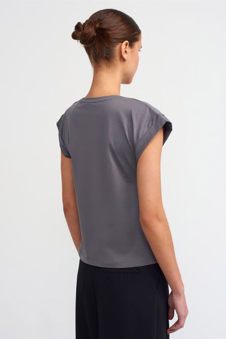 Damen Baumwoll Rundhals T-Shirt - Image 2