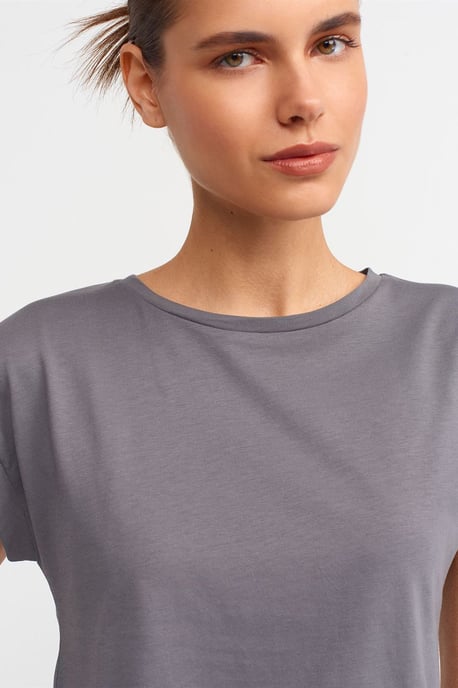 Damen Baumwoll Rundhals T-Shirt - Image 4