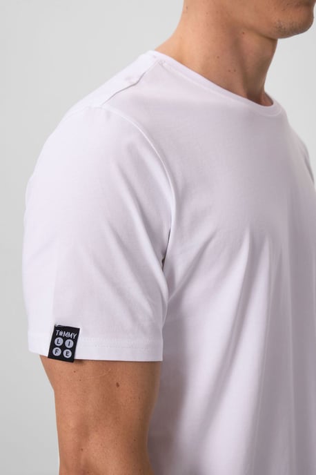 Herren Baumwoll-Elasthan Rundhals T-Shirt - Image 5