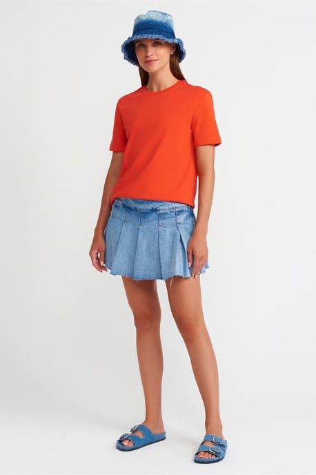 Damen Baumwoll Rundhals T-Shirt - Image 3