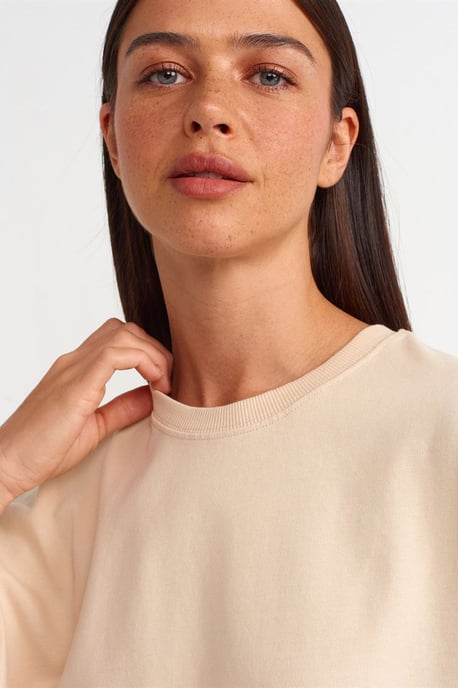 Übergroßes Baumwoll-Crewneck-T-Shirt - Image 3