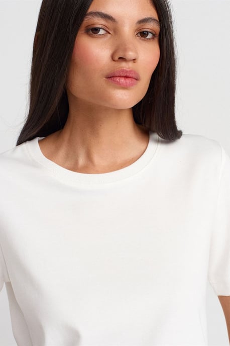 Damen Baumwoll Rundhals T-Shirt - Image 3