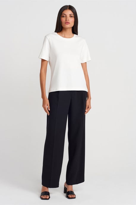 Damen Baumwoll Rundhals T-Shirt - Image 4