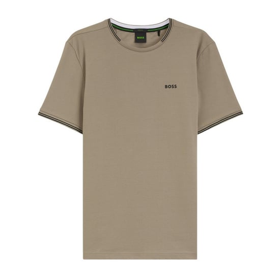 Boss - "Hbg Taul" T-Shirt für Herren, Baumwolle, Regulär (Beige) - Image 2
