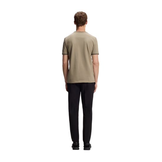 Boss - "Hbg Taul" T-Shirt für Herren, Baumwolle, Regulär (Beige) - Image 3