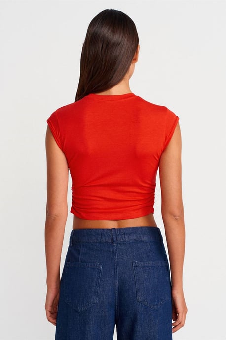 Damen ärmelloses Crop-Top-T-Shirt - Image 2
